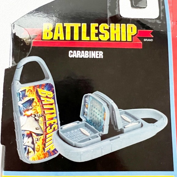 Battleship Clip-On Mini Board Game Portable Carabiner Basic Fun New Sealed - Picture 4 of 5